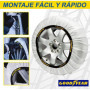 Goodyear Lot de 2 chaînes à neige en tissu pour voiture, ultra adhérence, taille XL, spécifique pour le fonctionnement du véhicu