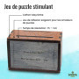 Logica Jeux Art. Pandora Box - La Boîte Secrete - Casse-Tête en Bois - Coffret Secret - Difficultè 5/6 Incroyable - Collection L