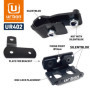 urban UR402 Support Antivol Moto Disque UR14S/UR10 pour Tubes et Vis, Universel