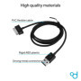 OcioDual USB Data Cable Chargeur Câble de Données Data Sync Noir Compatible avec Samsung Galaxy TAB 2 10.1 P5110 & 7.1 Charger