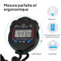 OcioDual Chronomètre Sport, Horloge numérique pour Entraîneurs, Montre Sport Homme Idéale pour Compétitions Et Tests, Minuteur C
