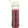 ECG SM 3510 Mix&Go Mini Blender Smoothie, Plastique, 600 milliliters, Blanc/Vert