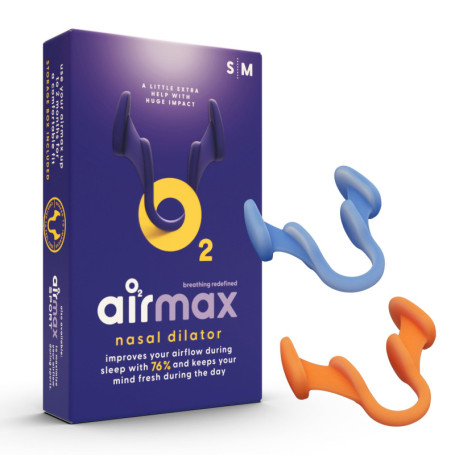 Airmax Ecarteur Nasal Pack d’Essai | Dilatateur Nasal Anti Ronflement Efficace | 76% Plus d’Air pour une Meilleure Respiration &