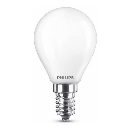 Philips ampoule LED Sphérique E14 25W Blanc Chaud Dépolie