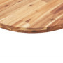 vidaXL Dessus de Table Rond Ø50x4 cm Bois Massif d'acacia
