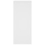 vidaXL Supports pour plantes 2 pcs blanc 30x30x70 cm bois d'ingénierie, support de fleurs, support de pot, support pour plantes 