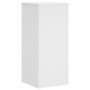 vidaXL Supports pour plantes 2 pcs blanc 30x30x70 cm bois d'ingénierie, support de fleurs, support de pot, support pour plantes 
