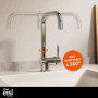 Eisl NI182GACR Futura Robinet d'évier de cuisine