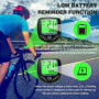 SPGOOD Compteur Vélo sans Fil, 19 Fonctions Étanche IP54 avec Compteur Vélo De Vitesse De Vélo À Affichage Rétro-Éclairé, Compte