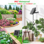Arrosage Goutte à Goutte Solaire 2025, Kit Arrosage Automatique Solaire Interieur Exterieur à Programmateur et 15m Tuyau D'arros