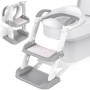 NCIKIHRKK Réducteur Toilette Enfant, Adaptateur WC Avec Coussin Moelleux, Pliable, pour Bébé - Forme V U O