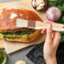 Lot de 4 Pinceau Alimentaire, Pinceaux à Pâtisserie pour Pâtisserie Pinceau Cuisine Poil Naturel Brosse à Beurre Badigeonnage Po
