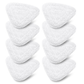 SOBEAU Lot de 8 Housses de Rechange pour Nettoyeur à vapeur Vileda Steam & Vileda Steam Plus, Accessoire Balai Vapeur Microfibre
