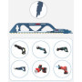 Jissta 2PC Lame de scie sabre, 305 mm Lame Scie Sabre Brique, Scie Sabre Parkside pour Bois, Métal,Parpaing Beton Cellulaire et 