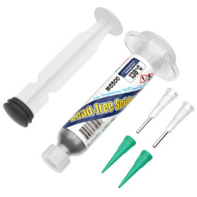 BEEYUIHF Sans plomb Pâte à souder, Pâte à étamer Sn42 Bi58, 138°C Pâte à souder à l'étain, pour PCB BGA SMD Réparation Électroni