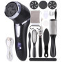 Rapeuse Pieds Electrique, Rechargeable Anti-Callosités, Ponceuse Pieds Râpe pieds IPX7, Gratte Lime Soin Callosité Gommages Pied