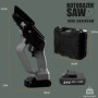 ROTORAZER Mini Chainsaw - Elagueuse - Mini tronçonneuse sans fil, Tronconneuse a Batterie électrique, 21V avec batterie et charg