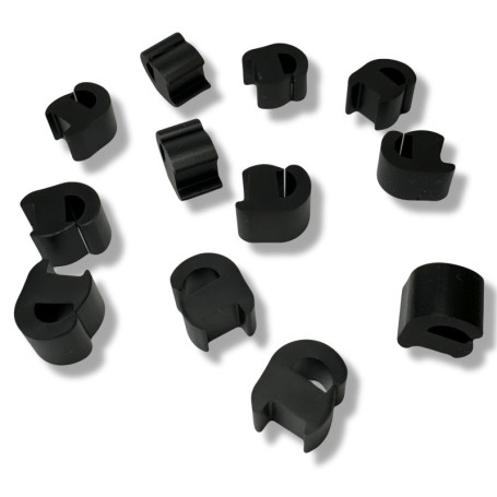 Tûche Kit de 12 pieds en caoutchouc, grille de cuisson, compatible avec Franke Hotpoint Ariston Rex Elecrtolux ZANussi