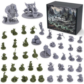 Path Gaming Fantasy Gobelins Ensemble pour figurines DND DND RPG Miniatures 28 mm D&D Miniatures Donjons et Dragons Miniatures D