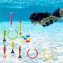 JOYIN 18 Pcs Jouets de Plongée Jouets de Natation Piscine Jeux de Piscine Jouet Anneaux Plongée sous-Marine Bâtons de Plongée et