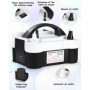 UNIDEAL Pompe à Ballon Electrique, Gonfleur Ballon, Gonfleur Ballon Electrique avec Double Buse, (AC220-240V 600W), Portable Pom