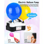 UNIDEAL Pompe à Ballon Electrique, Gonfleur Ballon, Gonfleur Ballon Electrique avec Double Buse, (AC220-240V 600W), Portable Pom
