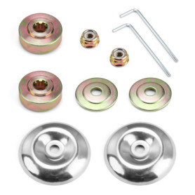 SPRHR 10 Pièces Detachees Debroussailleuse, Kit Ecrou Tete Debroussailleuse Universelle, Kit Fixation Ecrou Lame Boîte, pour Pie