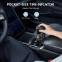WYRIAZA Gonfleur Pneus Voiture 10000mAh Compresseur à Air Portatif 150PSI Compresseur Voiture Gonfleur Pneus Voiture sans Fil Mi