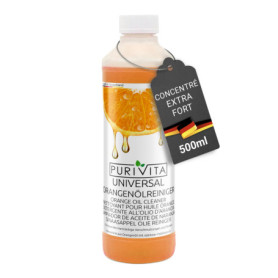 PURIVITA® Concentré de Nettoyant à l'Huile d'Orange [500 ML| - Universel Nettoyant Sol Carrelage - All Purpose Citrus Cleaner - 