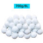 KATELUO 700g Boules de Filtre de Piscine, Balles Filtrantes,Média Filtre à Fibres pour Piscine Filtres à Sable Filtrage de l'eau
