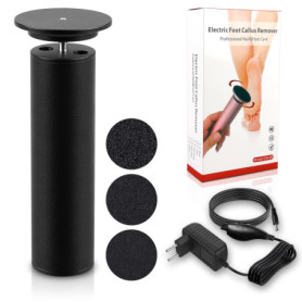 Râpe électrique pour callosités et callosités - Râpe électrique pour callosités - Soin des pieds - Pour pédicure - Vitesse régla