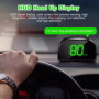 Compteur de vitesse numérique pour voiture : écran universel tête haute HUD pour voiture, compteur de vitesse, compteur de vites