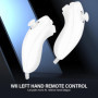 Sporgo Lot de 2 manettes Nunchuk pour Wii : manette de jeu vidéo Wii U, manette Nunchaku droite avec Motion Plus, les manettes N