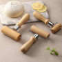 Nizirioo Lot de 3 rouleaux à pâtisserie en bois : grande, moyenne et petite, rouleau à pizza pour pizza, gâteau, accessoires de 