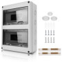 Coffret Electrique Etanche Exterieur Boîtier: Boîte Etanche Electrique Exterieur IP65, Tableau Electrique 2 Rangées, Boîtier Ele