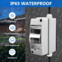 Coffret Electrique Etanche Exterieur Boîtier: Boîte Etanche Electrique Exterieur IP65, Tableau Electrique 1 Rangée, Boîtier Elec