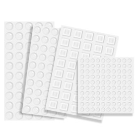 Protection pour Meubles, Butées de Porte, 240pcs Arret de Porte, Amortisseur Porte Placard, Butee de Porte Adhesive Murale pour 