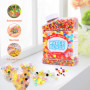 JOPHEK 50000 pièces Perles d'eau en Gel, Perles de Gel colorées pour la décoration de Vase, bricolage, remplissage de plantes