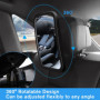 Miroir Voiture Bébé,100% Incassable pour Siège Arrière,étroviseur Voiture Bébé,Miroir Voiture Bébé 360° Rotation Réglable,Miroir
