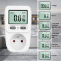 talifoca Compteurs d'énergie Wattmètre Prise Consommation Electrique, Contrôleur de Prise Compteur Kwh Puissance Maximum 3680W 1