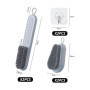 2 brosses à linge et 2 brosses de lavage pour chaussures avec 2 crochets adhésifs, brosse à ongles à poils durs, brosses ménagèr
