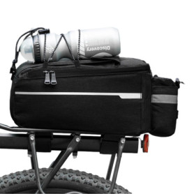 MEMOFYND 1 sacoche de porte-vélos, sacoche de vélo, sacoche de porte-bagages, sacoche de vélo (noire)