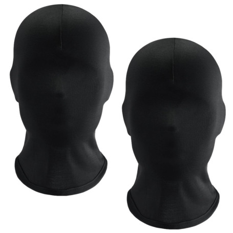 MEMOFYND Lot de 2 cagoules de protection du visage, masque de protection solaire d'extérieur, masque d'Halloween, masque de rôle
