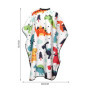 1 cape de coiffeur pour enfant, accessoire de coiffure, réglable, petit dinosaure, convient aux garçons et aux filles., multicol