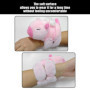 OAOSDH 1 Morceau De Jouet Rose en Peluche Capybara, Cercle De Bracelet De Dessins Animés Mignons, Jouet en Peluche Animal Créati