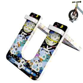 VireEyU Support de Parking Réglable pour Vélos et Trottinettes, Présentoir pour Vélos d'Enfants, Support de Vélo Universel