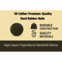 100 x Premium Quality Hard Rubber Balls Paintballs Reballs 50 Cal. HDR50 T4E Paintball Shooting Self Defense Billes Calibre .50 