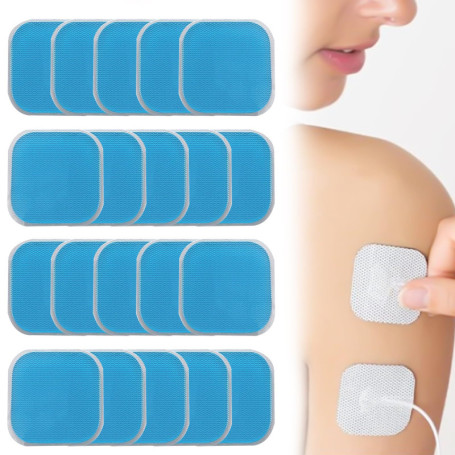 Actsime Lot de 5 kits de rechange (20 pièces) de coussinets en gel compatibles avec les appareils Beurer EM 59 Heat, compatibles