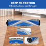 19 pièces ensemble d'accessoires pour Ecovacs Deebot T30S Pro/ T30S, 1 brosse principale en caoutchouc, 4 filtres HEPA, 6 sacs à