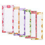 Relota Lot de 6 Bloc Notes, Carnet de Notes, liste de courses magnetique frigo, cahier, avec boîte à cocher, pour le bureau, la 